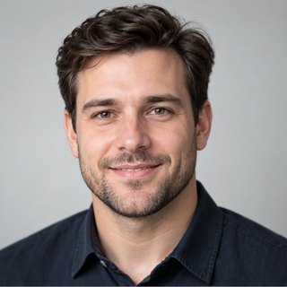 AI-generated portrait used as a placeholder